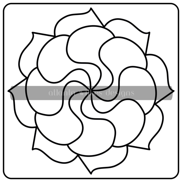 Mandalas Bold and Easy Digital Download Coloring Book - Image 32