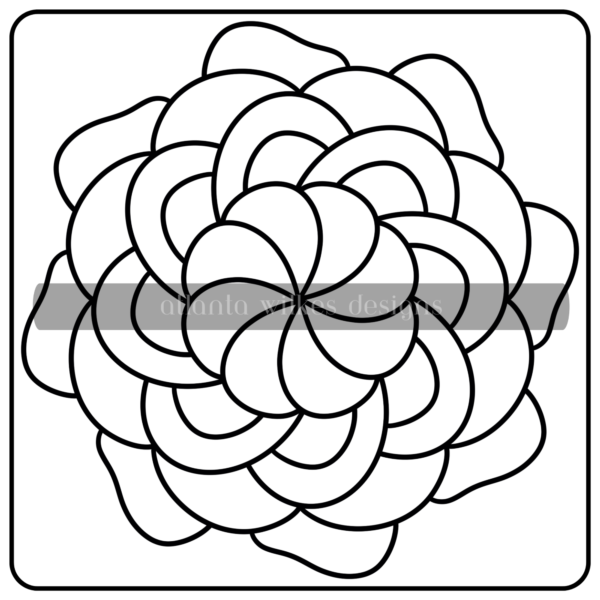 Mandalas Bold and Easy Digital Download Coloring Book - Image 30