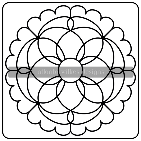 Mandalas Bold and Easy Digital Download Coloring Book - Image 27