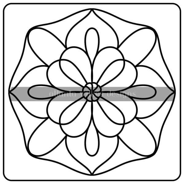 Mandalas Bold and Easy Digital Download Coloring Book - Image 26