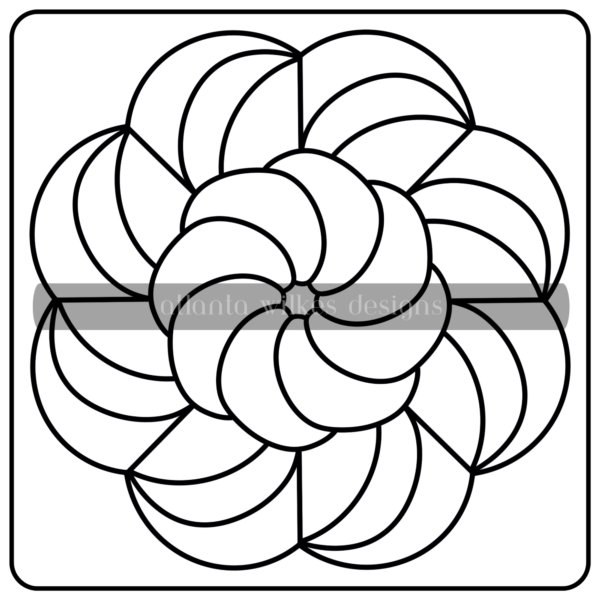 Mandalas Bold and Easy Digital Download Coloring Book - Image 22