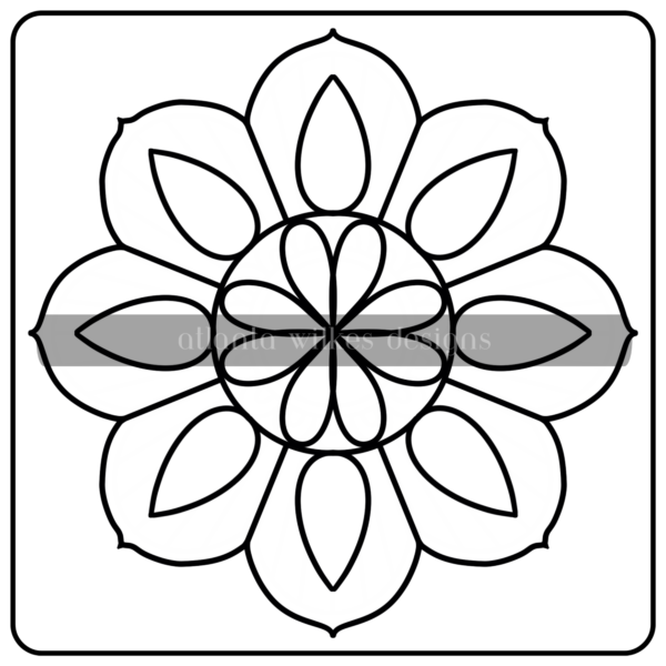 Mandalas Bold and Easy Digital Download Coloring Book - Image 18