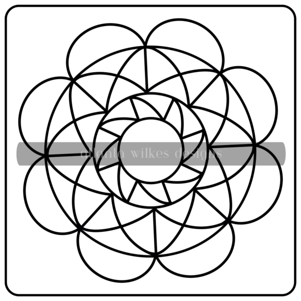 Mandalas Bold and Easy Digital Download Coloring Book - Image 16