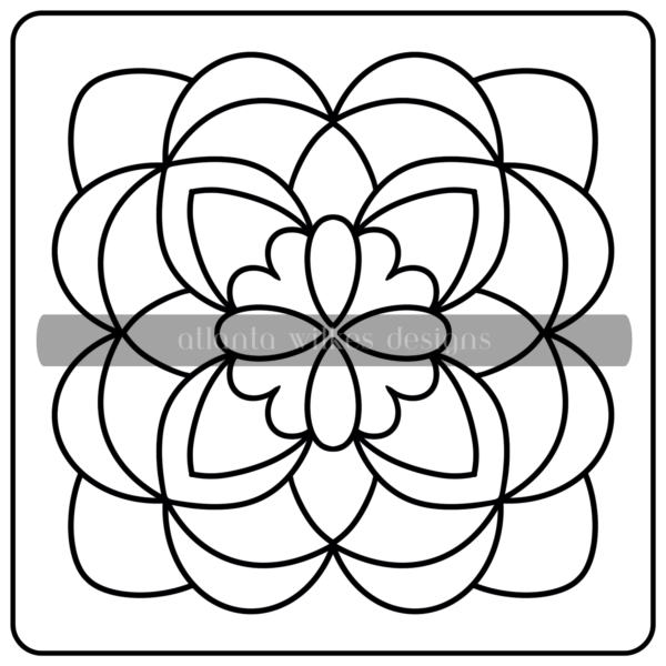 Mandalas Bold and Easy Digital Download Coloring Book - Image 13