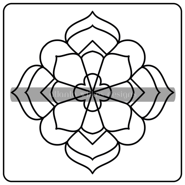 Mandalas Bold and Easy Digital Download Coloring Book - Image 12