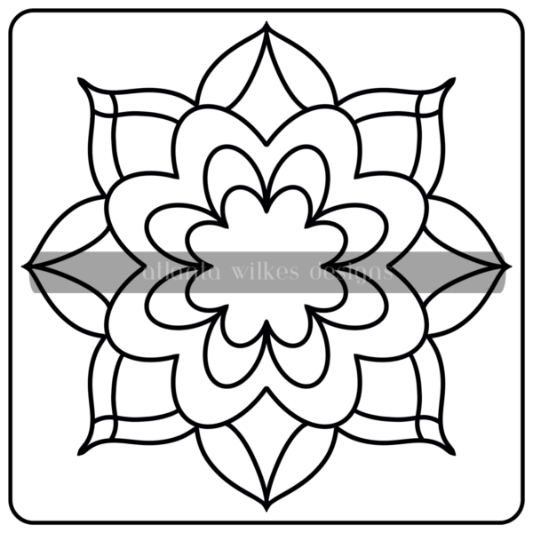 Mandalas Bold and Easy Digital Download Coloring Book - Image 10