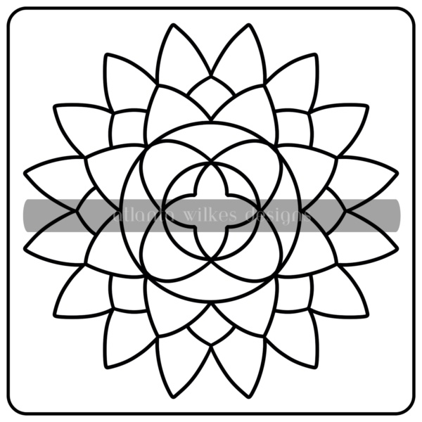 Mandalas Bold and Easy Digital Download Coloring Book - Image 9