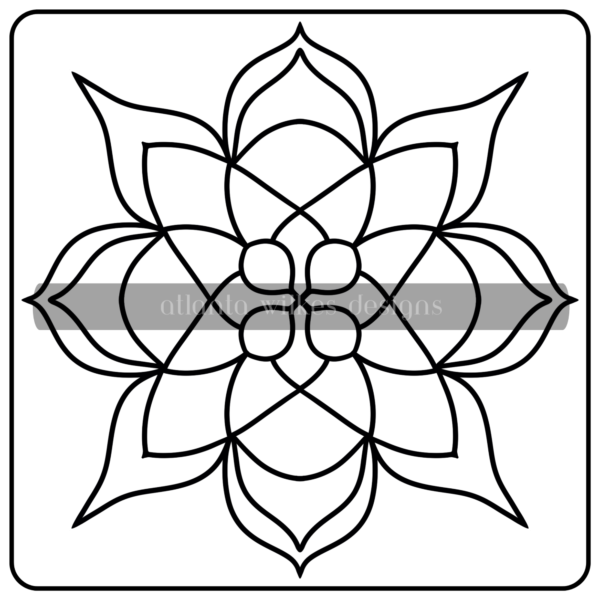 Mandalas Bold and Easy Digital Download Coloring Book - Image 5