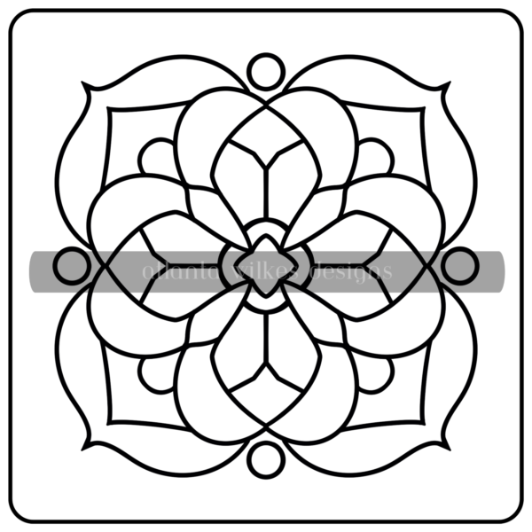 Mandalas Bold and Easy Digital Download Coloring Book - Image 3