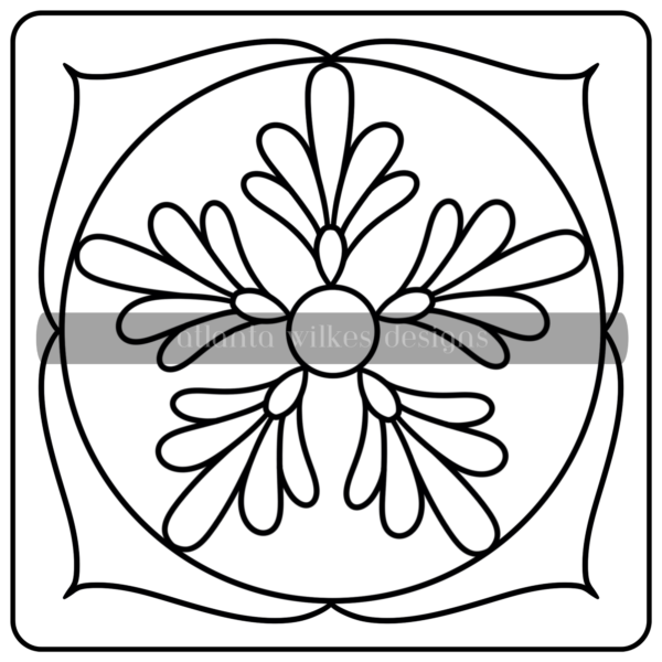 Mandalas Bold and Easy Digital Download Coloring Book - Image 2