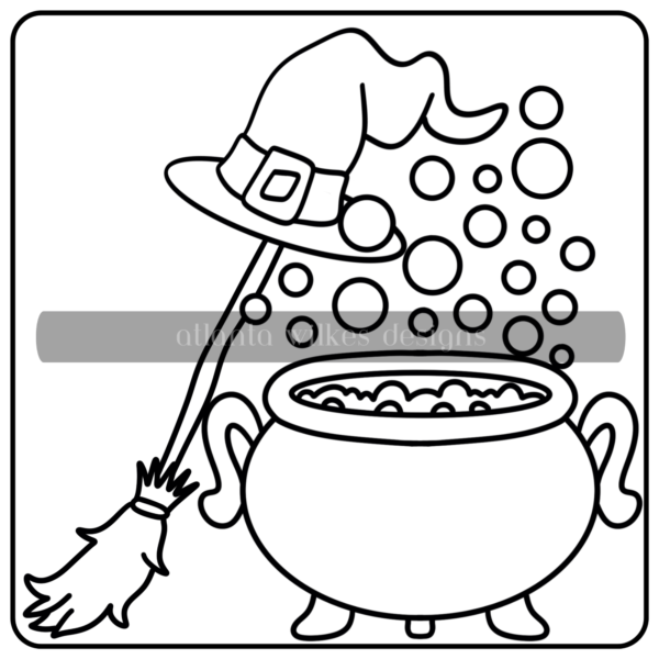 Halloween Bold And Easy Full Digital Download Coloring Book - Image 11