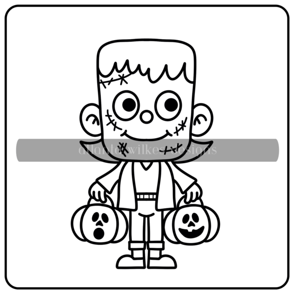 Halloween Bold And Easy Full Digital Download Coloring Book - Image 15