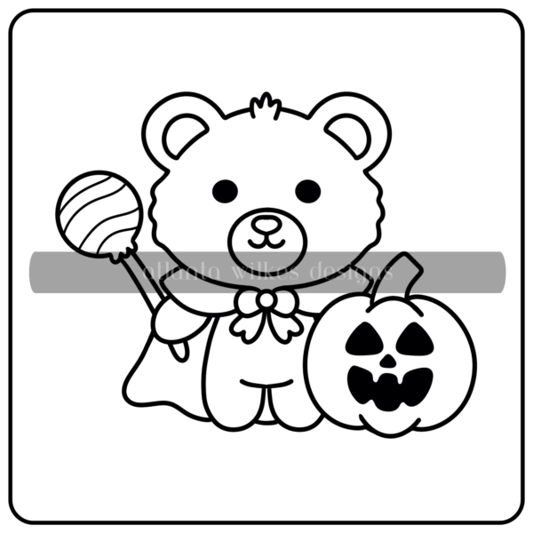 Halloween Bold And Easy Full Digital Download Coloring Book - Image 19