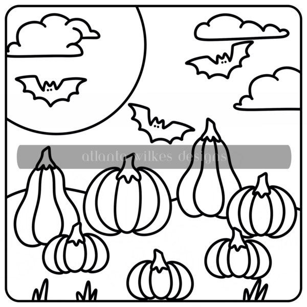 Halloween Bold And Easy Full Digital Download Coloring Book - Image 20