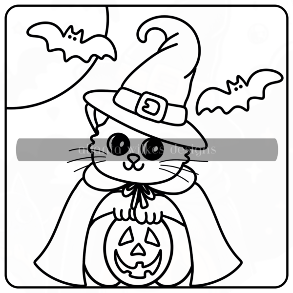 Halloween Bold And Easy Full Digital Download Coloring Book - Image 26