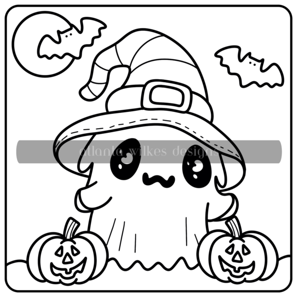 Halloween Bold And Easy Full Digital Download Coloring Book - Image 28