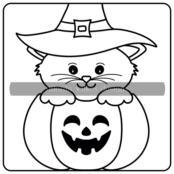 Halloween Bold And Easy Coloring Book Mini Bundle Digital Download Pack - Image 6