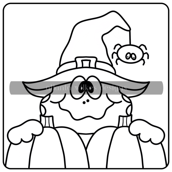 Halloween Bold And Easy Coloring Book Mini Bundle Digital Download Pack - Image 2