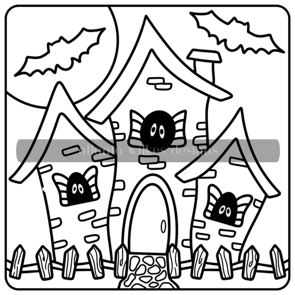 Too Cute To Spook Bold and Simple Coloring Book First Half Bundle Digital Download Pack - Image 19