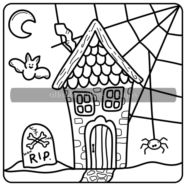 Too Cute To Spook Bold and Simple Coloring Book First Half Bundle Digital Download Pack - Image 10